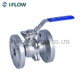 Two Piece National Standard High Platform Flange Ball Valves